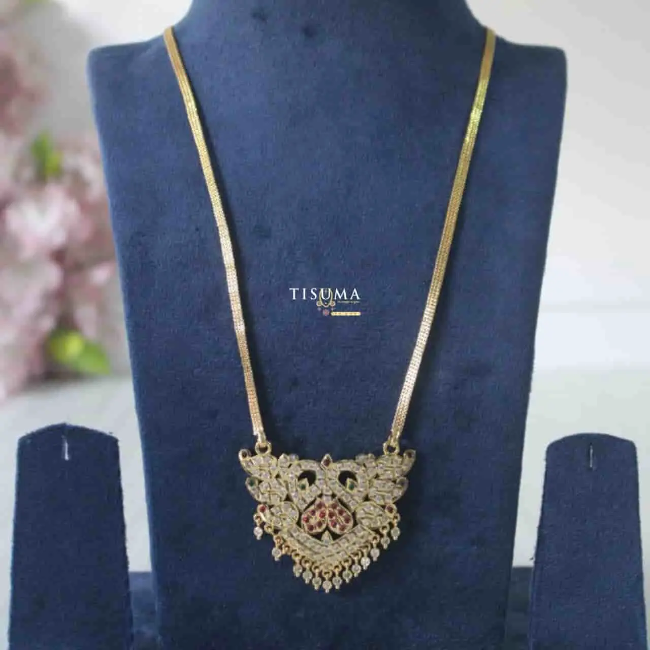 Impon Gold Flat Twin Peacock Dollar Haram